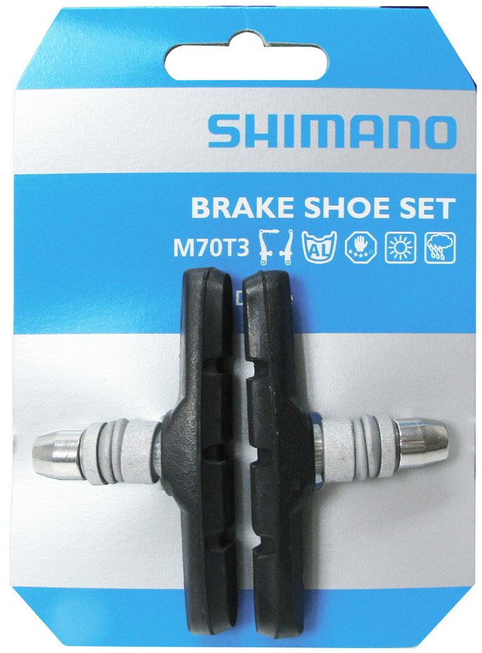 シマノ純正 Vブレーキシュー 2個セット S65T BR-M330 モデル着用＆注目アイテム - パーツ