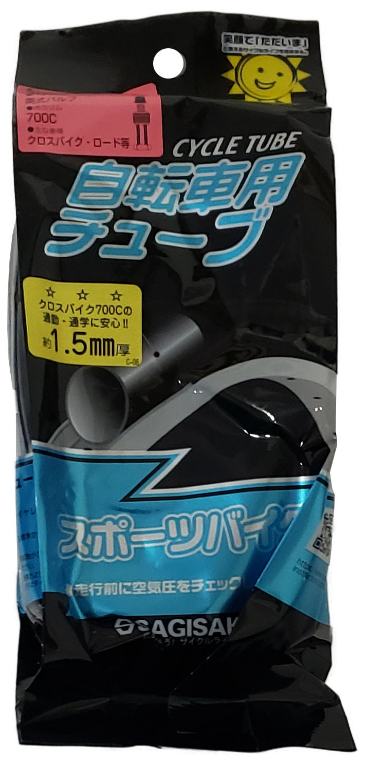 肉厚チューブ 700×25-32C 英式 ｜パーツ・用品・自転車商品｜㈱サギサカ