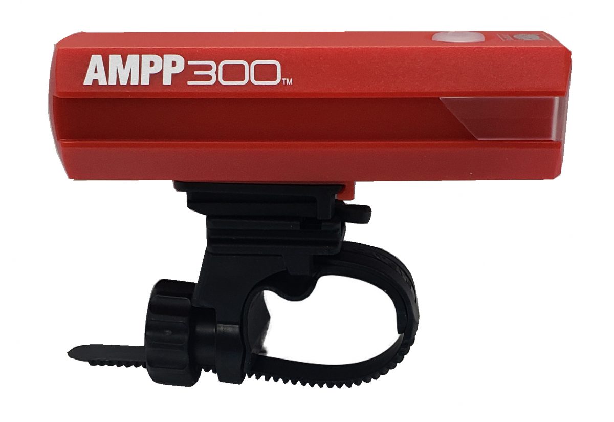 CATEYE AMPP300 赤 自転車用ライト アンプ300 LEDライト